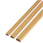 エレコム フラットモール(裏面シール付/1mブラウン) LD-GAF3/BR