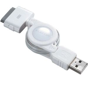 エレコム iPod用 モバイルケーブル(USBタイプ) USB-IRL08