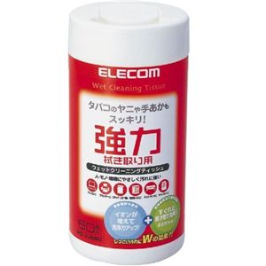 エレコム ウェットクリーニングティッシュ(強力拭き取りタイプ) WC-JU60N