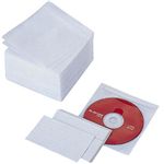 エレコム 不織布CD/DVDケース(両面収納/100枚/ホワイト) CCD-016LWH
