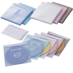 エレコム 不織布CD/DVDケース(両面収納/100枚/5色MIX) CCD-016L5C