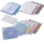 エレコム 不織布CD/DVDケース(両面収納/100枚/5色MIX) CCD-016L5C