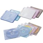 エレコム 2穴付 不織布CD/DVDケース(両面収納/100枚/5色MIX) CCD-019L5C
