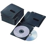 エレコム 不織布CD/DVDケース(両面収納) CCD-019LBK