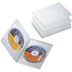 エレコム DVDトールケース(2枚/クリア/5個) CCD-DVD05CR
