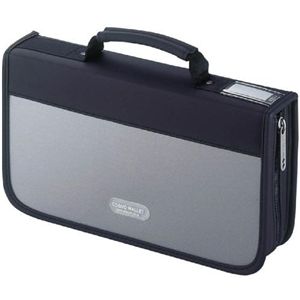 エレコム CD/DVDウォレット(72枚収納/グレー) CCD-W72GY