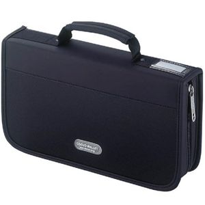 エレコム CD/DVDウォレット(72枚収納/ブラック) CCD-W72BK