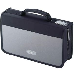 エレコム CD/DVDウォレット(96枚収納/グレー) CCD-W96GY