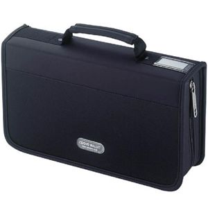 エレコム CD/DVDウォレット(96枚収納/ブラック) CCD-W96BK