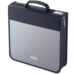 エレコム CD/DVDウォレット(160枚収納/グレー) CCD-W160GY