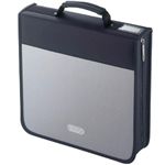 エレコム CD/DVDウォレット(160枚収納/グレー) CCD-W160GY