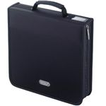 エレコム CD/DVDウォレット(160枚収納/ブラック) CCD-W160BK