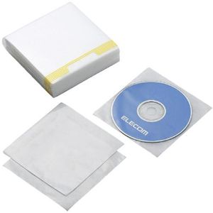 エレコム 不織布CD/DVDケース(100枚/クリアー) CCD-010CR