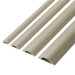 エレコム 床用モール 1m/ベージュ LD-GA1307