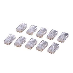 エレコム RJ45コネクタ(クリア/10個) LD-RJ45T10A