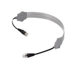 エレコム 高耐久すきま用アルミ強化フラット カテゴリー5e準拠 LANケーブル(ストレート/0.5m/シルバー) LD-VAPF/SV05