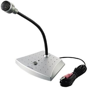 エレコム ダイナミック マイクロフォン(シルバー) MS-STM88SV