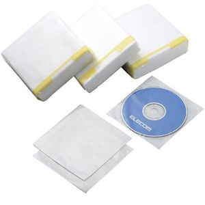 エレコム 不織布CD/DVDケース(300枚/クリア) CCD-010LCR