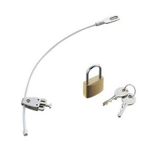 エレコム ESL-3用サブワイヤーロック 統一キー仕様 ESL-3WS