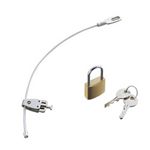 エレコム ESL-3用サブワイヤーロック 統一キー仕様 ESL-3WS