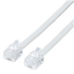 エレコム ツイスト&シールドモジュラケーブル 0.3m MJ-03TS