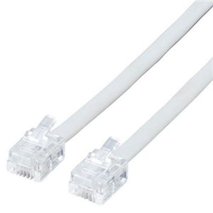 エレコム ツイスト&シールドモジュラケーブル 15.0m MJ-15TS