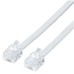 エレコム ツイスト&シールドモジュラケーブル 15.0m MJ-15TS