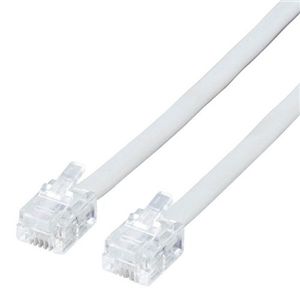 エレコム ツイスト&シールドモジュラケーブル 1.0m MJ-1TS