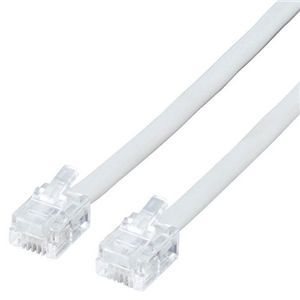 エレコム ツイスト&シールドモジュラケーブル 20.0m MJ-20TS