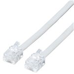 エレコム ツイスト&シールドモジュラケーブル 0.6m MJ-06TS