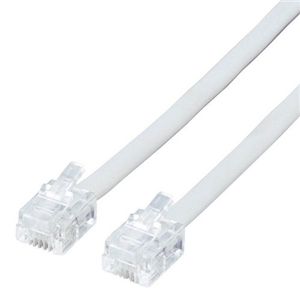 エレコム ツイスト&シールドモジュラケーブル 2.0m MJ-2TS