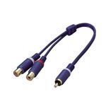 エレコム ステレオモノラル延長ケーブル 0.25m DH-PJJ25