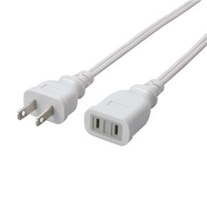 エレコム 2ピンプラグ電源延長コード T-E2250