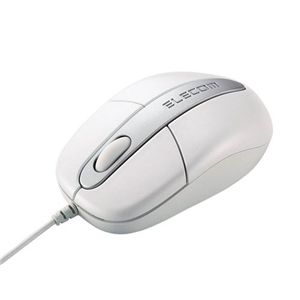 エレコム USB対応 ホイールマウス(ホワイト) M-M1UWH