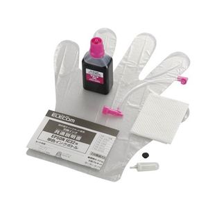 エレコム エプソン用 詰め替えインクキット THE-32KIT専用 交換インク(マゼンタ) THE-32M3