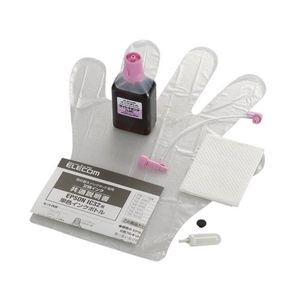 エレコム エプソン用 詰め替えインクキット THE-32KIT専用 交換インク(ライトマゼンタ) THE-32LM3