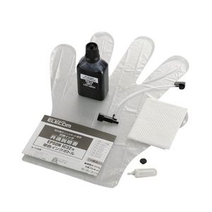 エレコム エプソン用 詰め替えインクキット THE-32KIT専用 交換インク(ブラック) THE-32BK3