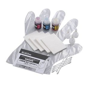 エレコム インクジェットプリンタ専用 詰め替えインク キヤノン用(BCI-24Color) THC-24CSET3