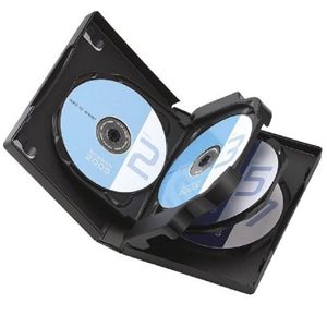 エレコム DVDトールケース(7枚収納) ブラック CCD-DVD09BK