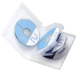 エレコム DVDトールケース(7枚収納) クリア CCD-DVD09CR