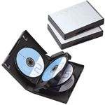 エレコム DVDトールケース(7枚収納) ブラック CCD-DVD10BK