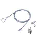 エレコム ダイヤル式(3桁)シリアルポート対応セキュリティロック ESL-12R