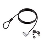 エレコム ワンプッシュ取り付け式シリンダ錠タイプセキュリティロック ESL-7R