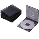 エレコム CD/DVDケース スリム 2枚収納10パック(ブラック) CCD-017DCBK
