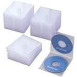 エレコム CD/DVDケース スリム 2枚収納50パック(クリア) CCD-017DLCR