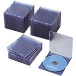 エレコム CD/DVDケース スリム 1枚収納50パック(クリアブルー) CCD-017LCBU