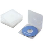 エレコム CD/DVDケース ポリプロピレン製1枚収納10パック(クリア) CCD-029CR