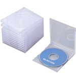 エレコム CD/DVDケース 標準 1枚収納10パック(クリア) CCD-030CR