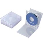 エレコム CD/DVDケース 標準 2枚収納5パック(クリア) CCD-030DCR