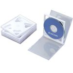 エレコム CD/DVDケース 標準 2枚収納5パック(ホワイト) CCD-030DWH